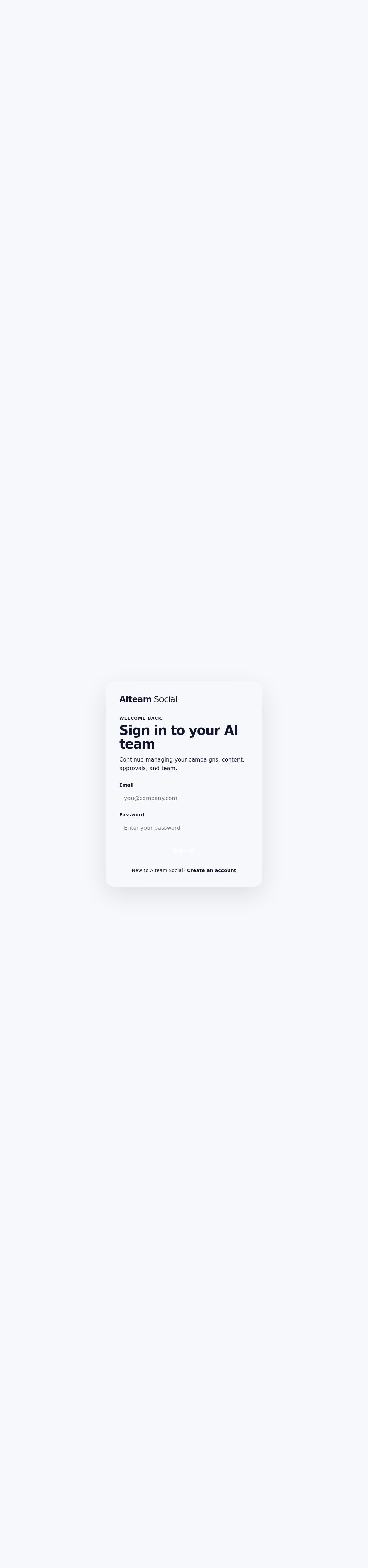 Still from the video for AI Team Social