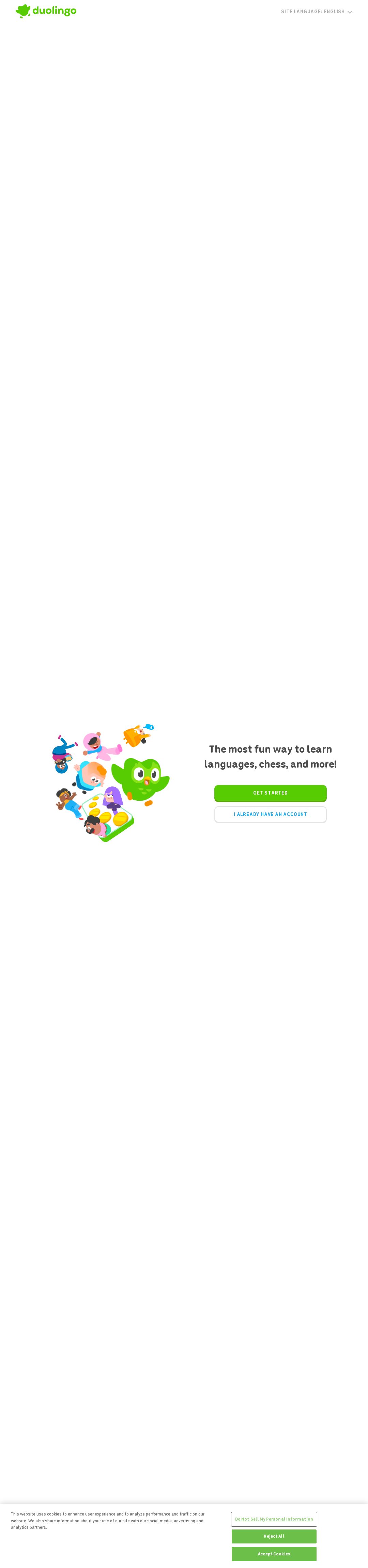 Still from the video for Duolingo