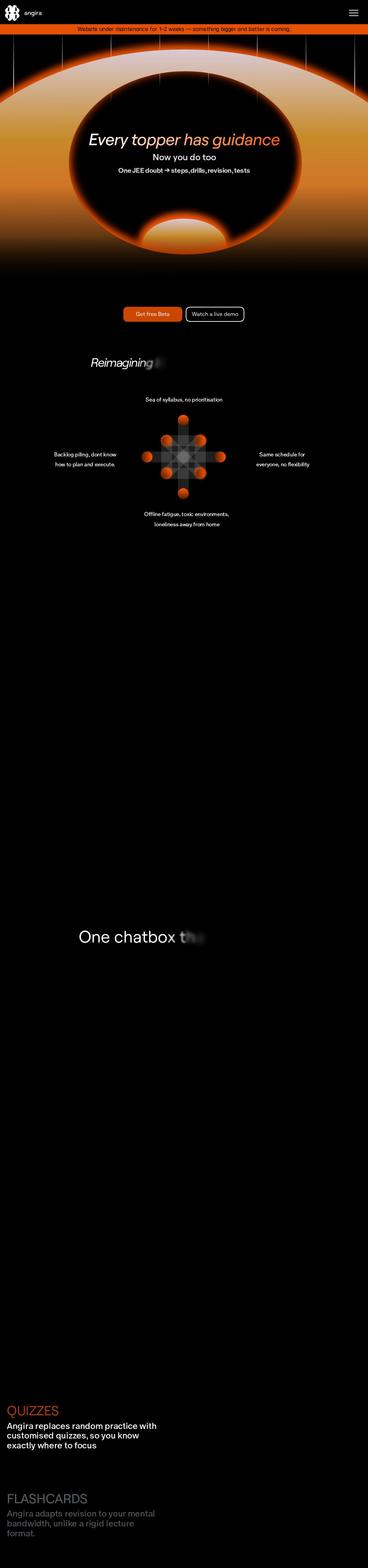 Still from the video for Angira