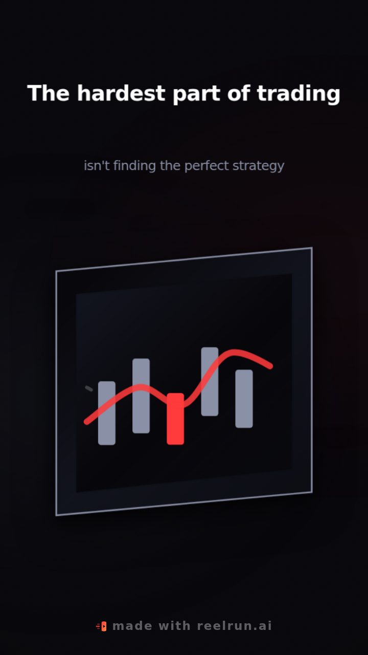 Still from the video for The hardest part of trading isn’t finding the perfect